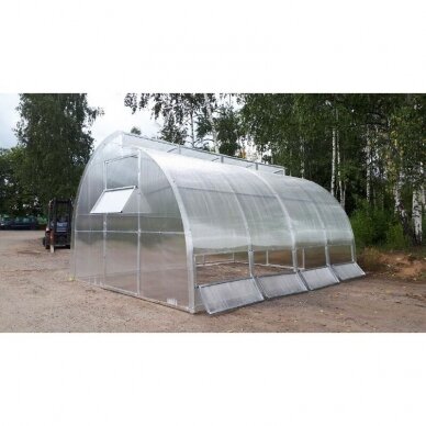 Šiltnamis VAIVORYKŠTĖ (plotis 3m) polikarbonatas GREENHOUSE nano 4mm 3